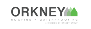 Orkney Roofing and Waterproofing Full Logo 2023 charcoal on clear (A division of)-01